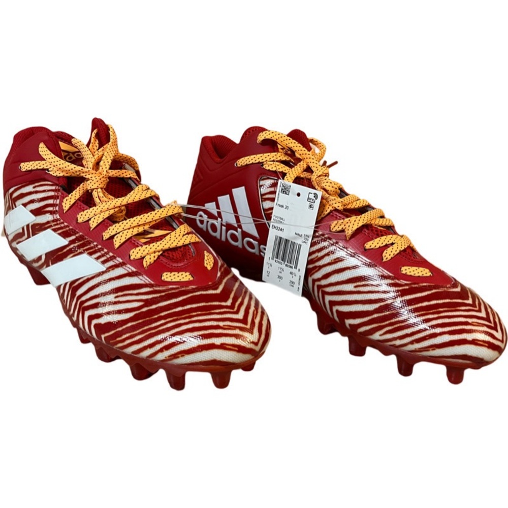 Adidas Freak 21 Zubaz Football Cleats Kansas City Chiefs EH2241 Mens Size 12